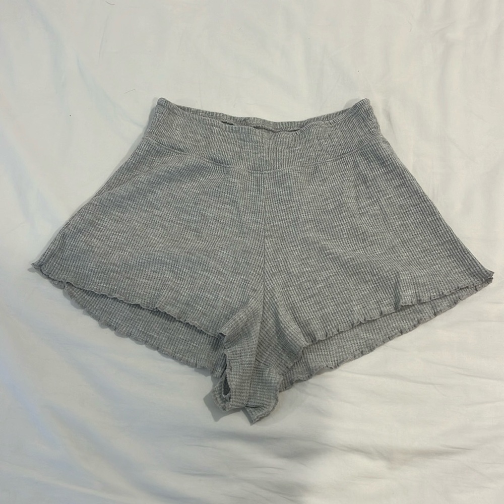 Pacsun waffle high rise lounge shorts